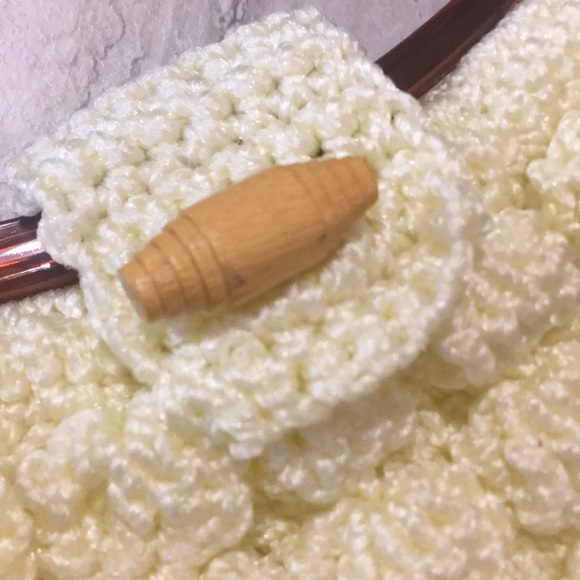 Vintage ladies bubble crochet hand bag - Picture 6 of 6